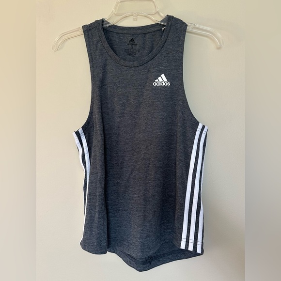 Adidas Aeroready Gray Tank Top - Size Small - Picture 1 of 4